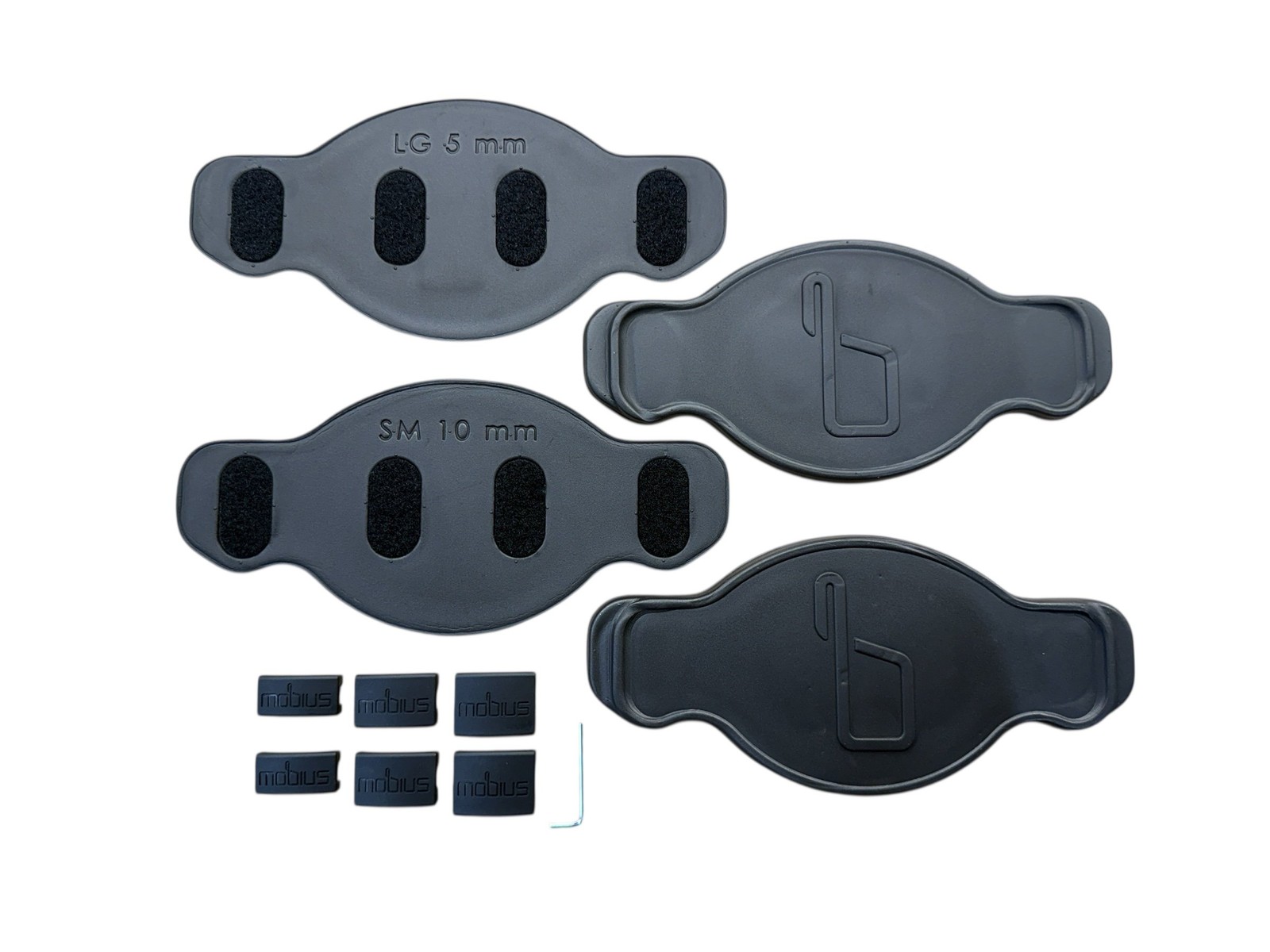 Mobius X8 Knee Braces Small White / Acid Yellow PAIR Dirt Bike MX ATV - OPEN BOX