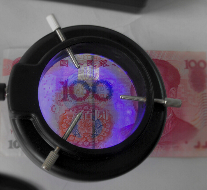 60 LED Purple UV Light Source Microscope Ring Light Lamp Illuminator 110V-240V