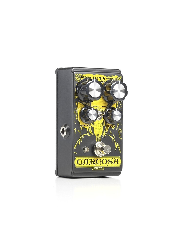 Digitech DOD Carcosa Fuzz Pedal Bundle with 3 Patch Cables and Dunlop Pick Pack
