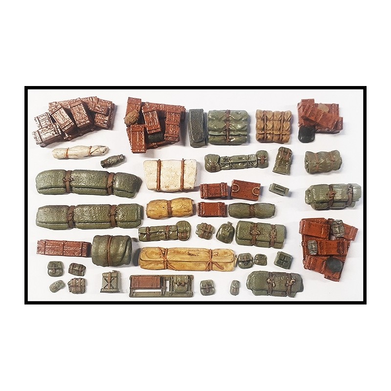 Tank Accessories - Vehicle Stowage 28mm W.W.II Battle E-Fects by FRONTLINE-GAMES