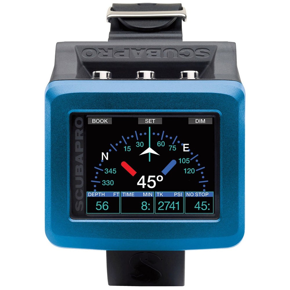 Scubapro G2 Tek Wrist Dive Computer, Blue/Black ~ Open Box