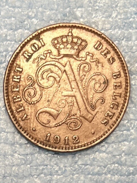 Belgium - 2 centimes 1912