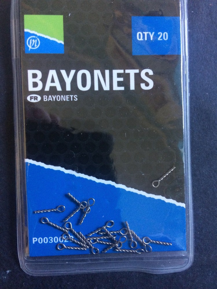 PRESTON INNOVATIONS FISHING BAIT BAYONETS - 20 PER PACK