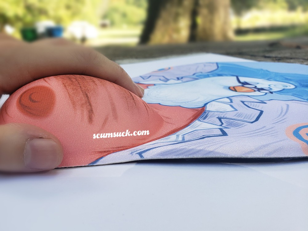 TF2 blue Medic Ergonomic Mousepad