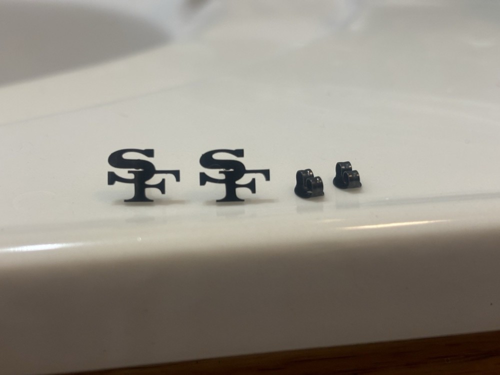 SF 49er Stud Earrings (multiple colors available) message color wanted