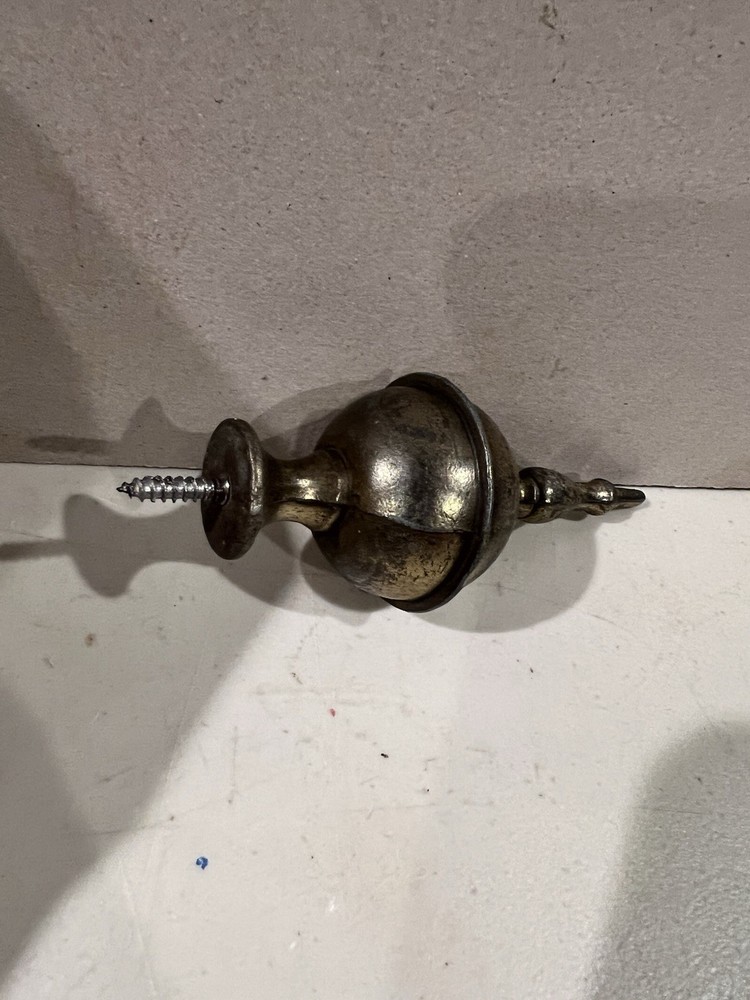 ANTIQUE/VINTAGE CLOCK SOLID BRASS TOP FINIAL