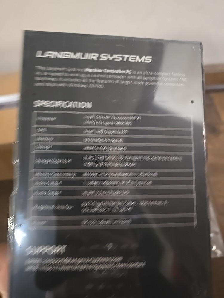 Langmuir Systems Controller Computer- MC4000 Machine - Crossfire XR CNC