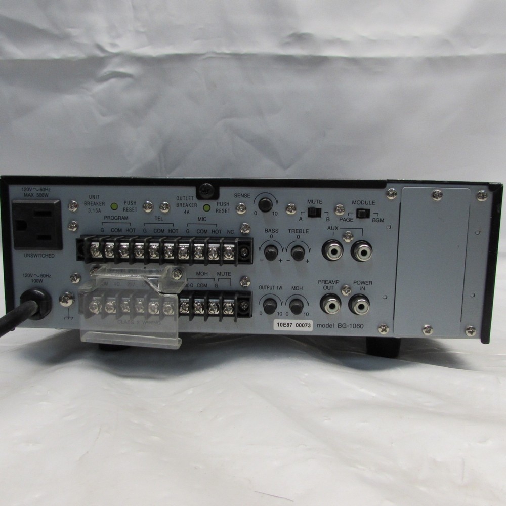 TOA Integrated Amplifier BG-1060