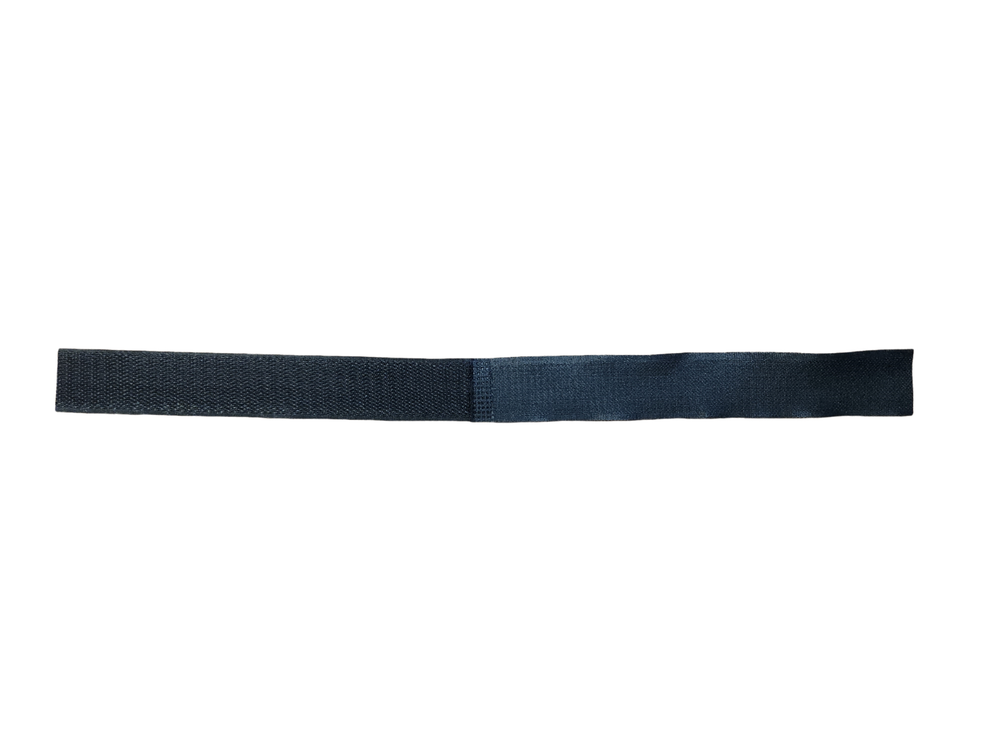 Black 1" x 13.5" Hook & Loop Non-Adhesive Strips - 4000 Quantity