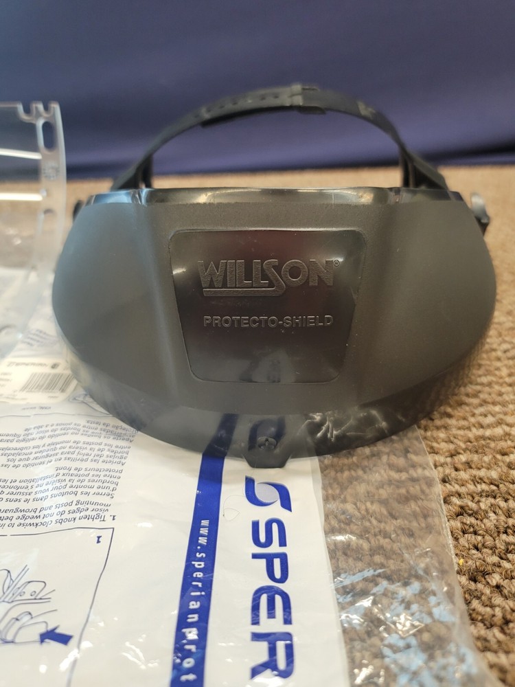Willson Protecto Protective Splash Shield Prolok Face Gear Visor Faceshield Z87