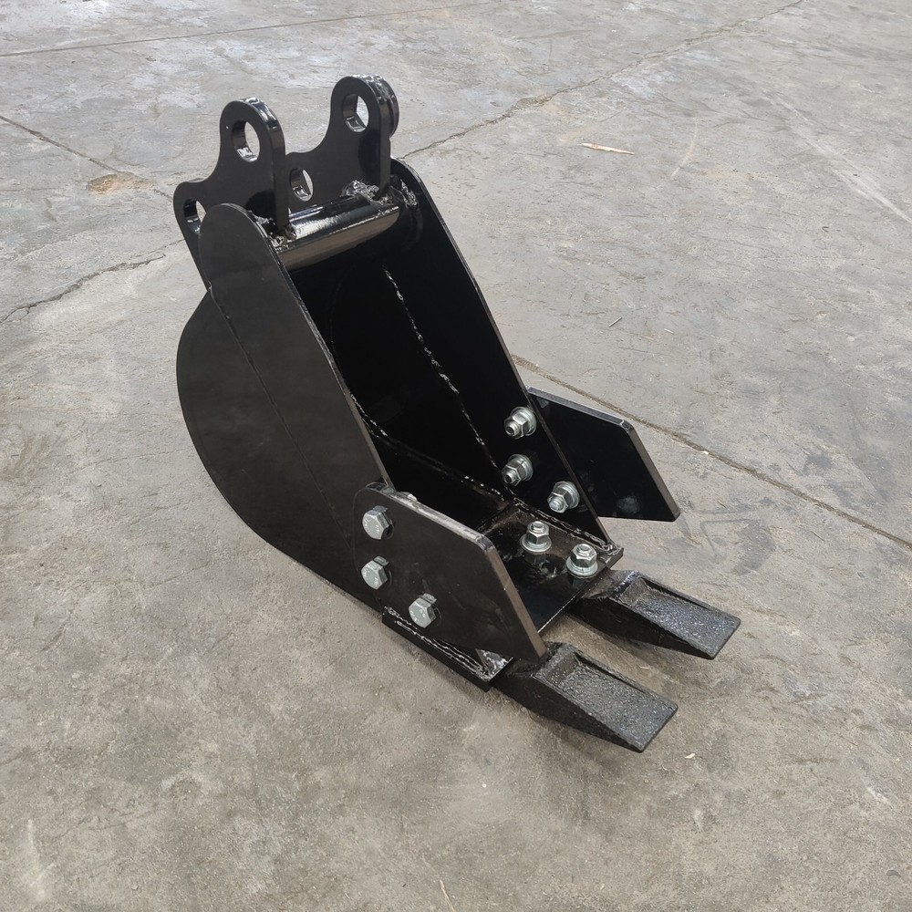 200mm Tooth Bucket Attachment for Mini Excavators Digger Bagger