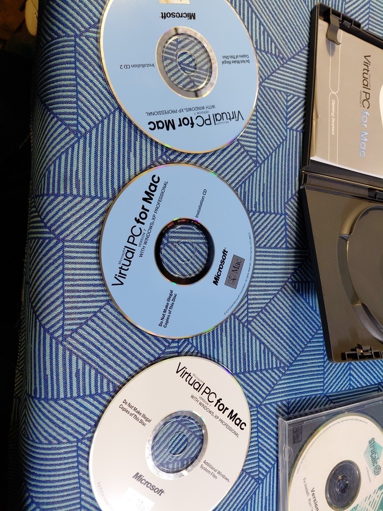 GENUINE Microsoft Virtual PC for MAC Version 7 with Windows XP Professional