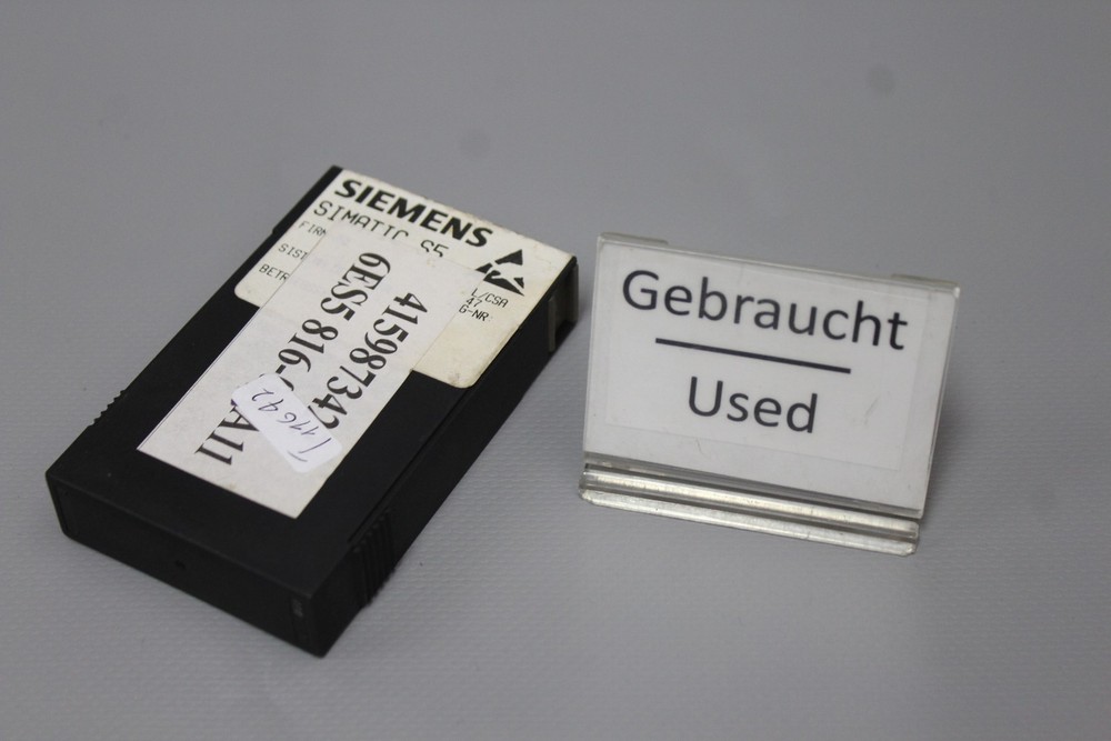 Siemens Simatic S5 6ES5816-0AA11 e:05 Module Used