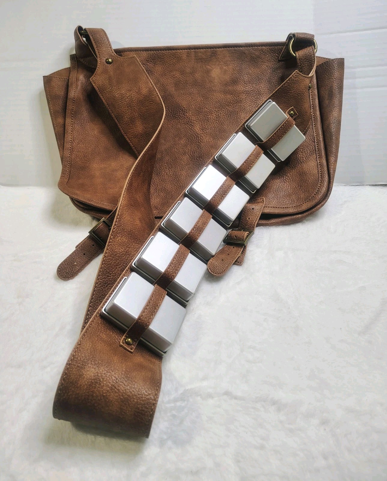 Disney Parks Chewbacca Star Wars Galaxy’s Edge Cross Body Lap Top Snap Bag