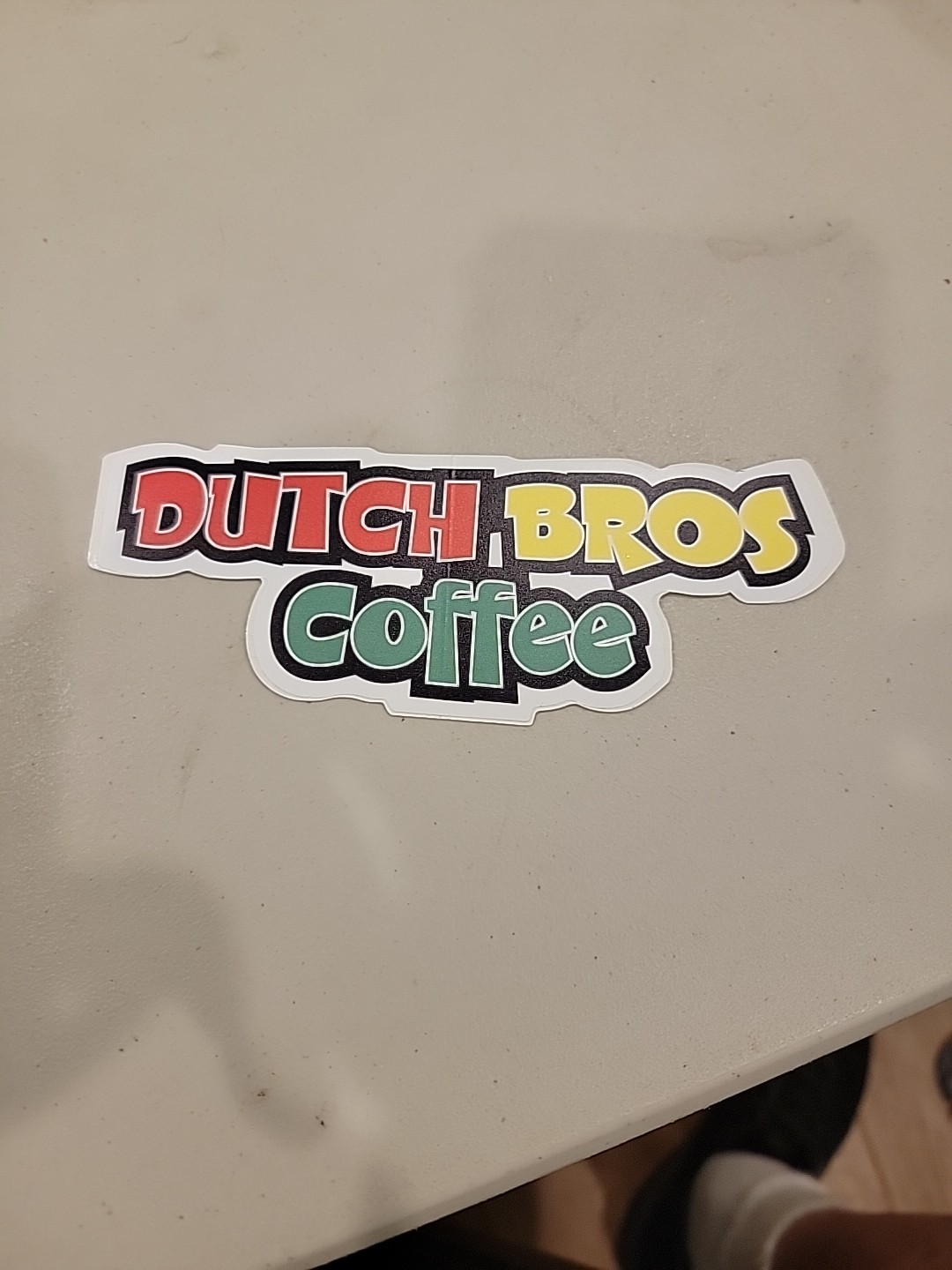 Dutch Bros COFFEE Sticker Logo VINTAGE