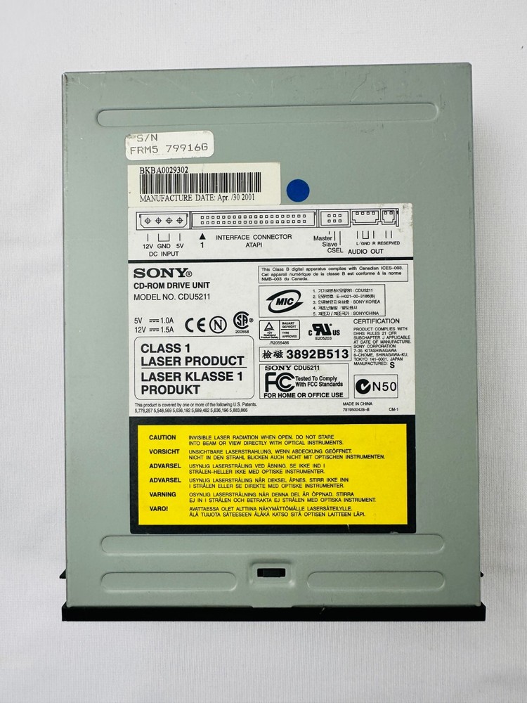 Sony CDU5211 CD-ROM Drive