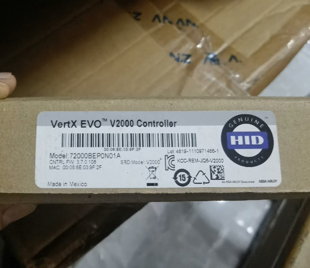 HID VertX EVO V2000 Networked Controller 72000BEP0N01A NEW