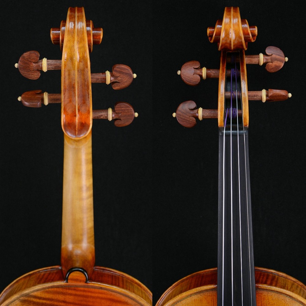 1-PC Back Violin Guarneri Violin Master Craftsmanship No.W070
