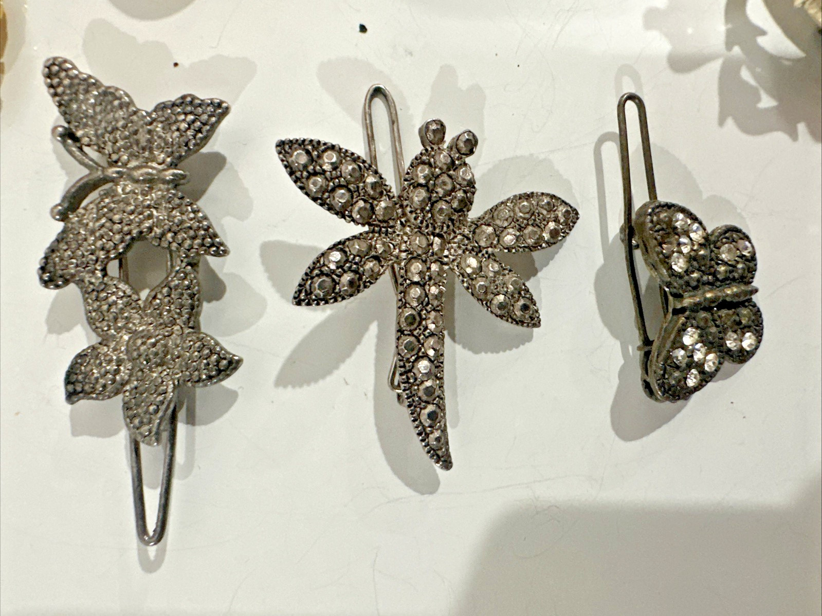 LOT Animals, Insect, person, Brooches, Hair claps 18 pc AAi,Avon, AK, Napier