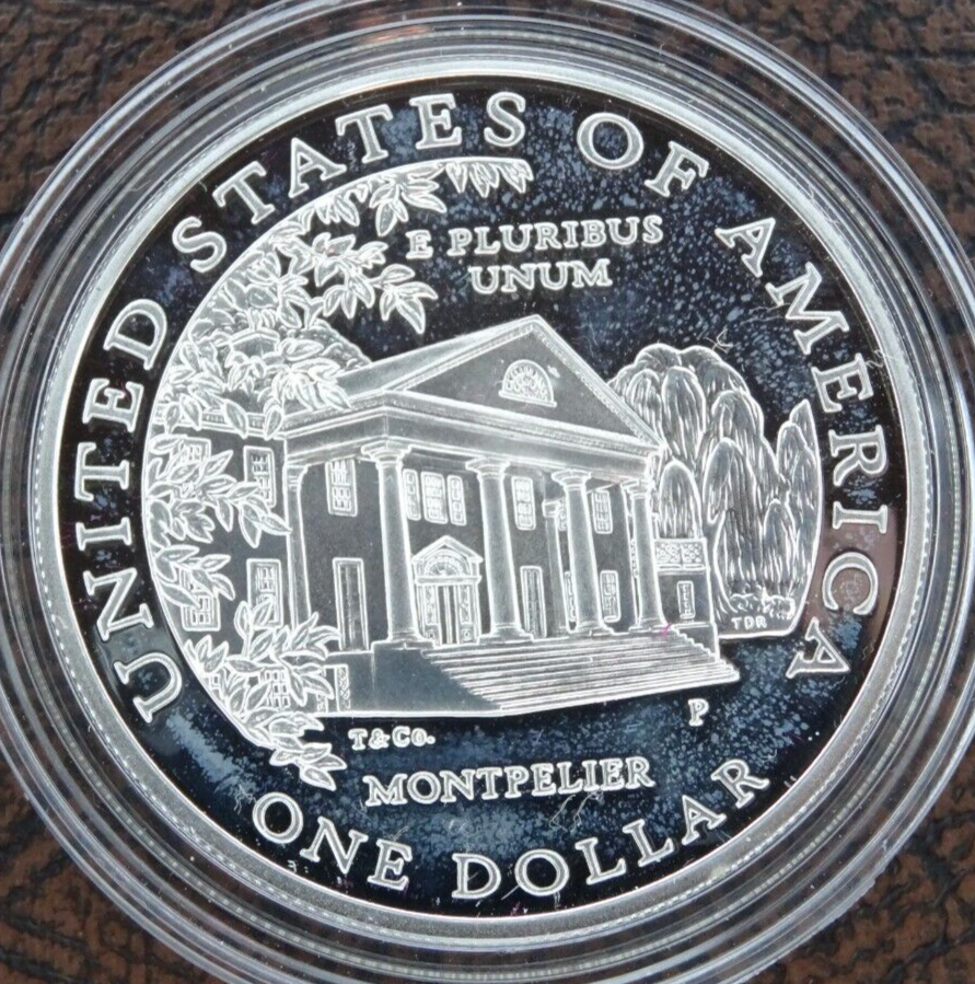 1999-P Dolley Madison Silver Dollar Proof US Mint $1 Commemorative