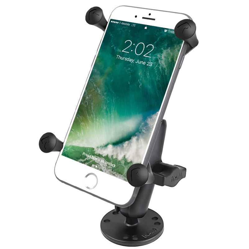 RAM Flat Surface X-Grip Mount- iPhone 16, iPhone 16 Pro, iPhone 16 Pro Max, Plus
