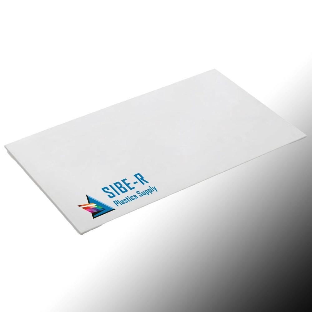 White Polystyrene Plastic Sheet - 0.010" Thick - 48" x 96" - Thermoforming Craft