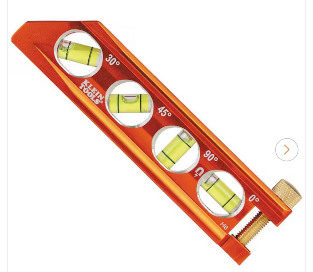 Klein Tools ACCU-BEND Magnetic Level - 4 Vial (935AB4V)