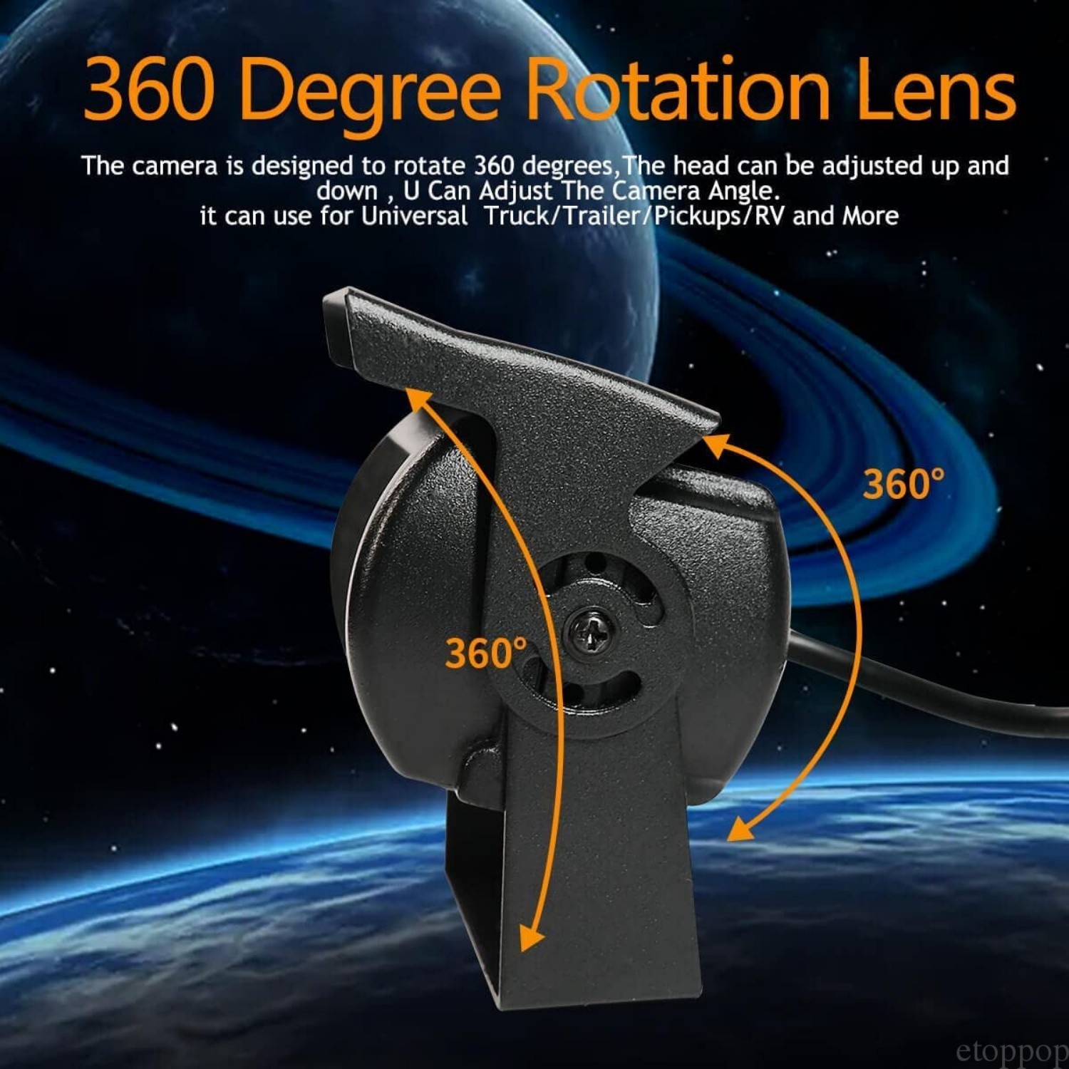 7'' Backup Camera and Monitor Kit System Back Parking Night Vision For Truck RV