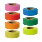 Presco PVC Texas Solid Roll Flagging Tape (White)