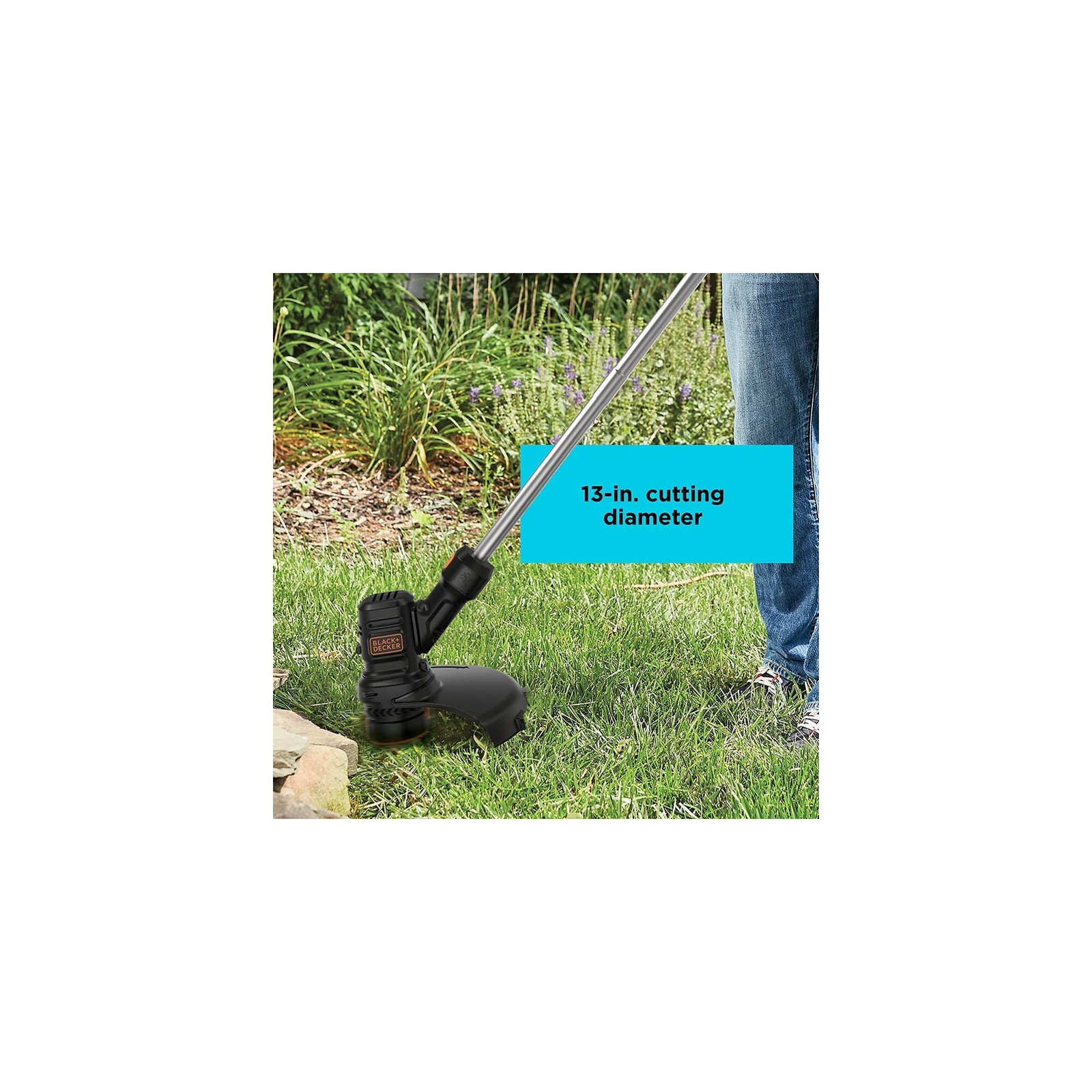 BLACK+DECKER String Trimmer, 13-Inch, 4 Amp - BEST935