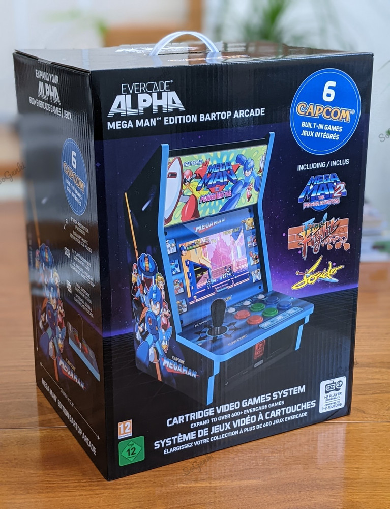 Evercade Alpha Mega Man Edition Bartop Arcade 6 Built-in Capcom Games