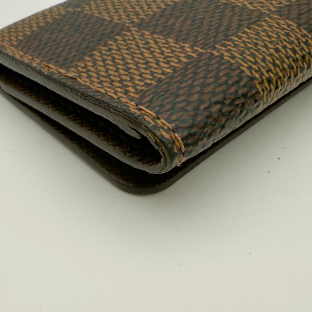 Louis Vuitton Damier Ebene Multicles 4 Key Case Brown Authentic Japan