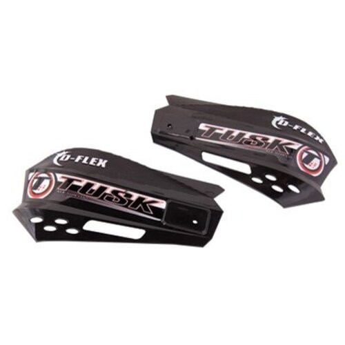 MX D-Flex Replacement Plastic Hand Shields W/Turn Signal Hole Black