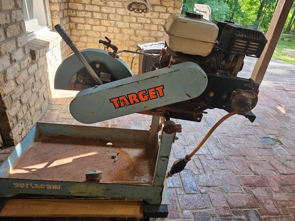 Target Masonry Saw Table-Gas Engine