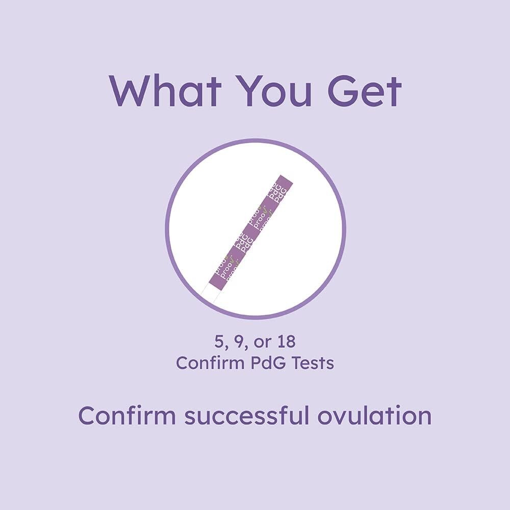 FDA-Cleared PdG Test Strips - Confirm Successful Ovulation at Home - 10 Pack