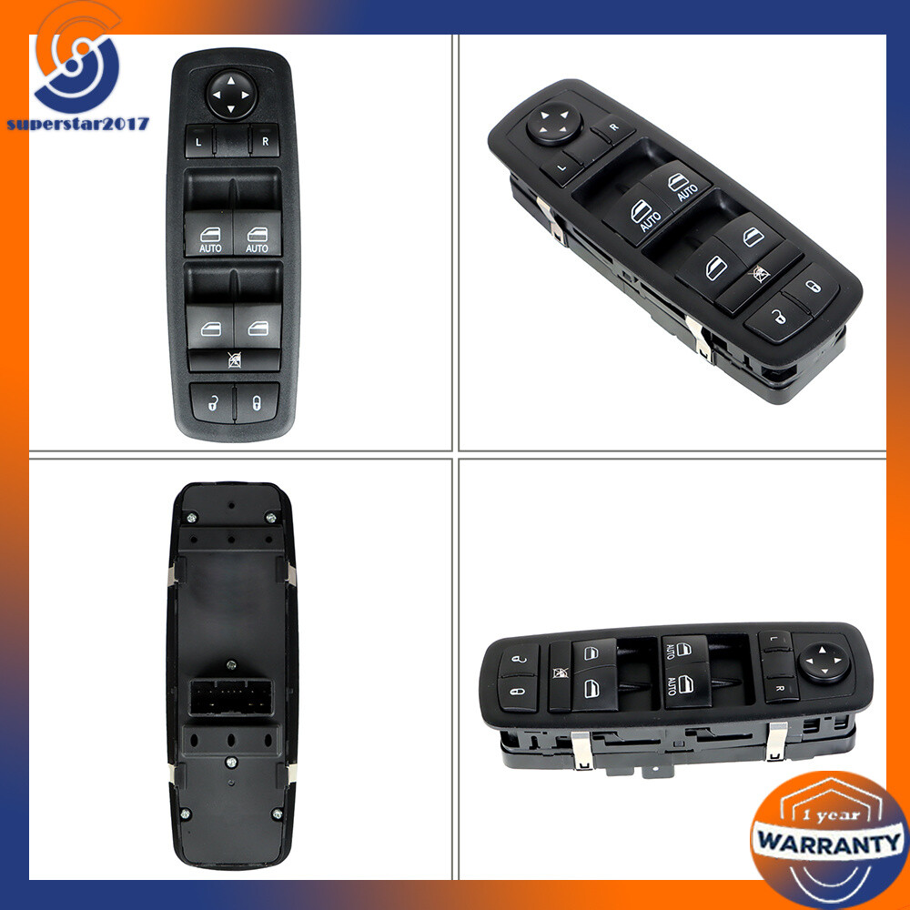 Left Window Control Switch Driver Side Power For 2011-2016 2017 Dodge 4-Door
