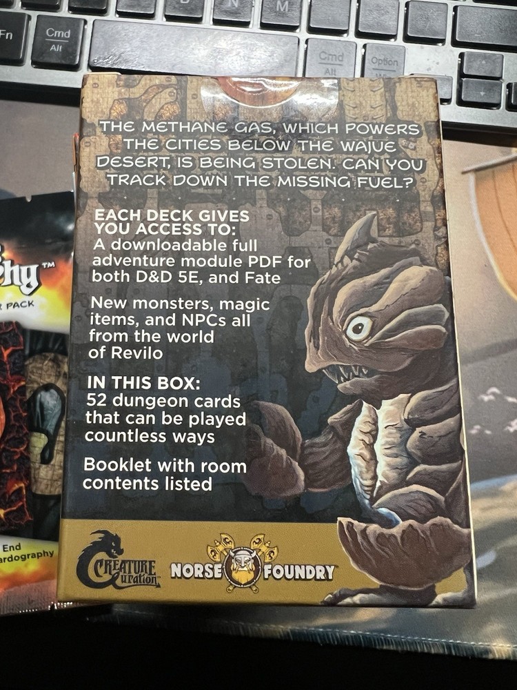 Creature Curation RPG Atmar's Cardography Bundle 1-5 and Dead Ends Booster Pack