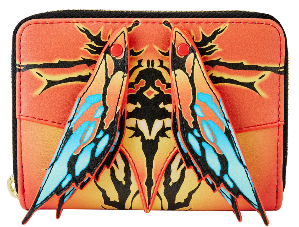Loungefly Disney Avatar 2 Taruk Banshee Moveable Wings Zip Around Wallet- NWT