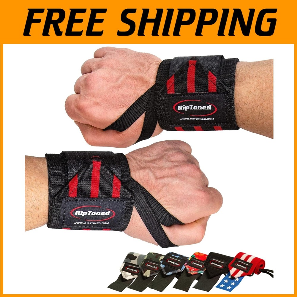 Stiff Powerlifting Wraps with Thumb Loop