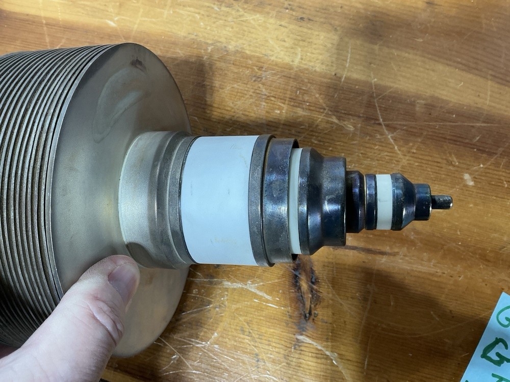 GE GENERAL ELECTRIC GL-8513 Transmitting Tube Power Triode w/ Finned Heatsink