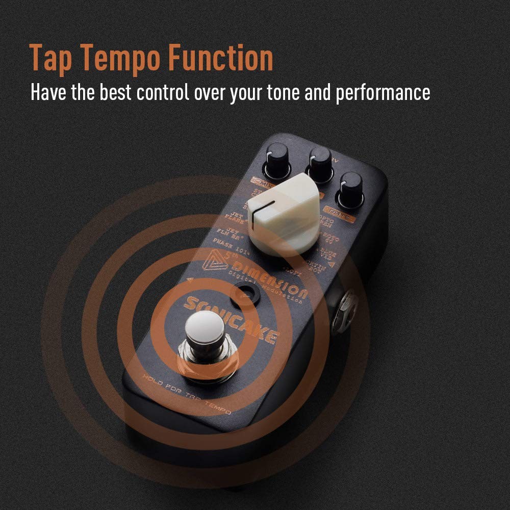 SONICAKE Modulation Pedal Guitar Phaser Flanger