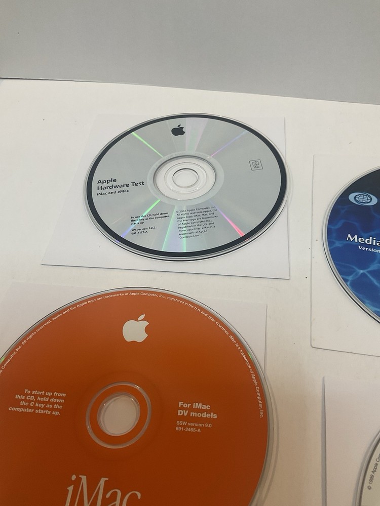 1999 iMac DV Software Install & Restore Hardware Test Disc Version 9.0