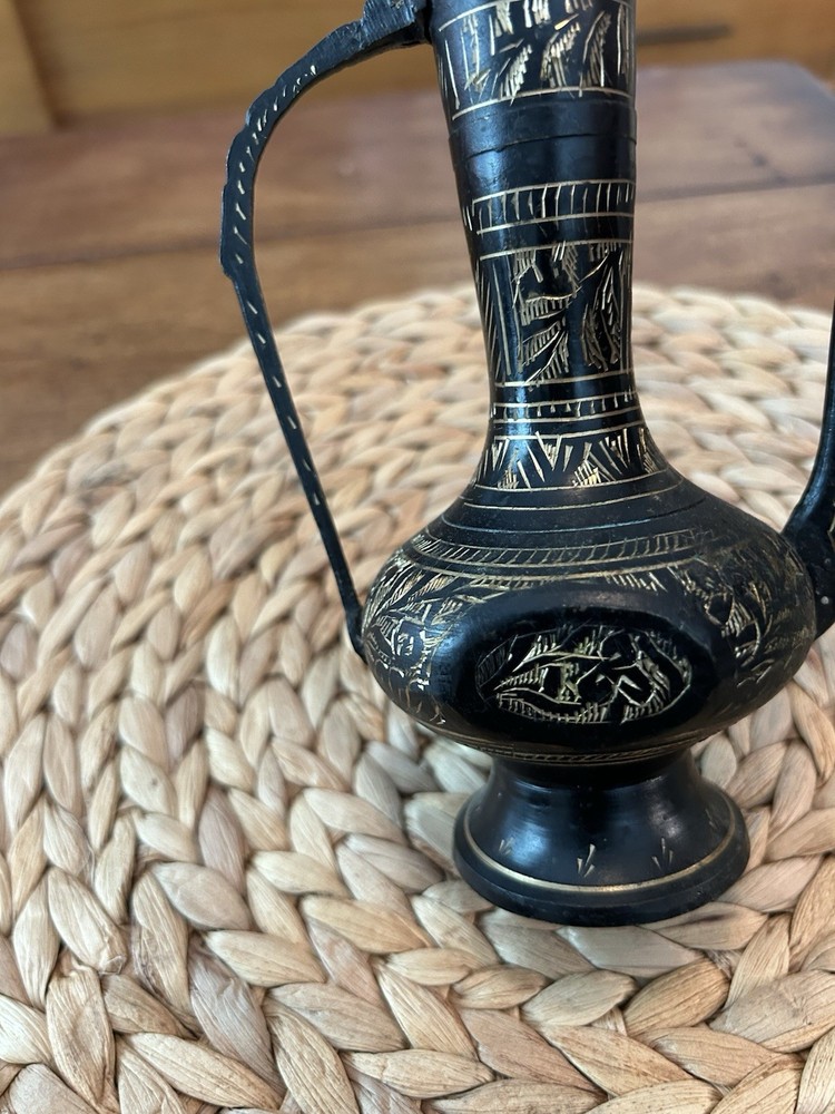 Small Solid Brass Pot Pitcher Made in India