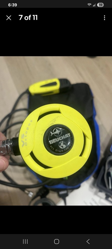 Beuchat Requlator W/ Cocrhen Gemini Dive Computer