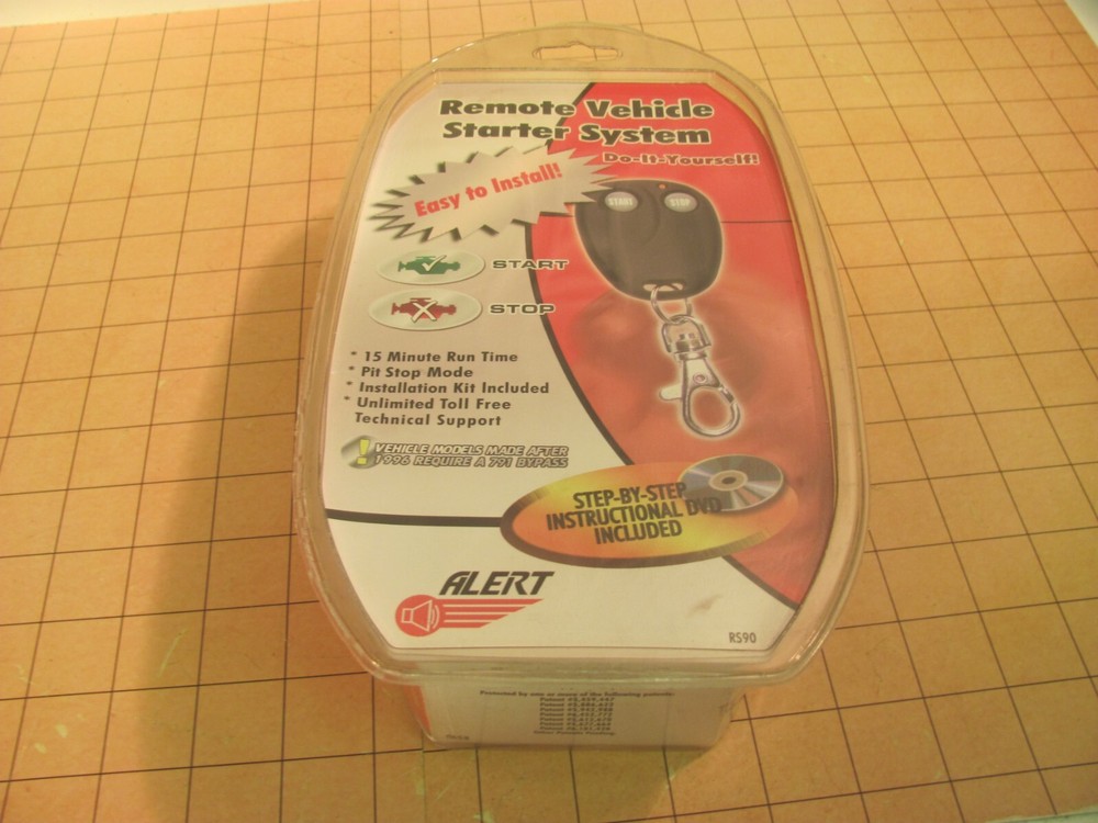 Alert Remote Vehicle Starter System with Keyless Entry Model RS90