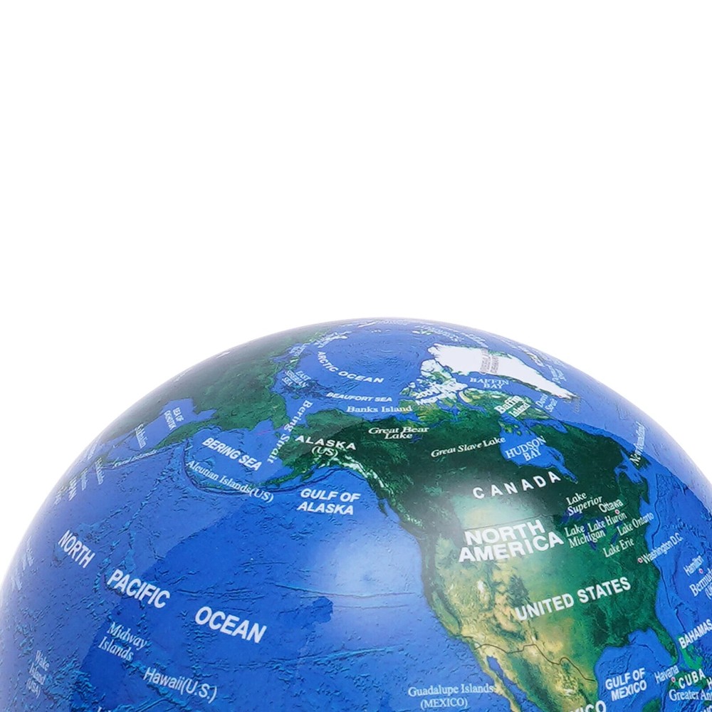 Merlin Magnetic Levitating Geographic Globe Inductive LED Illuminated RGB