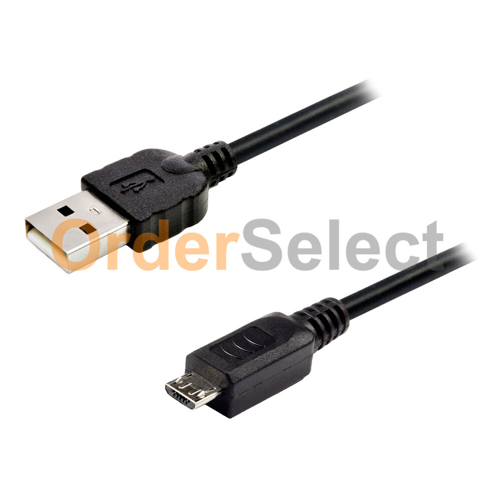 Micro USB 10FT Rapid USB A to B Charger Sync Data Cable Cord (U2A1-MCB-01BLK)