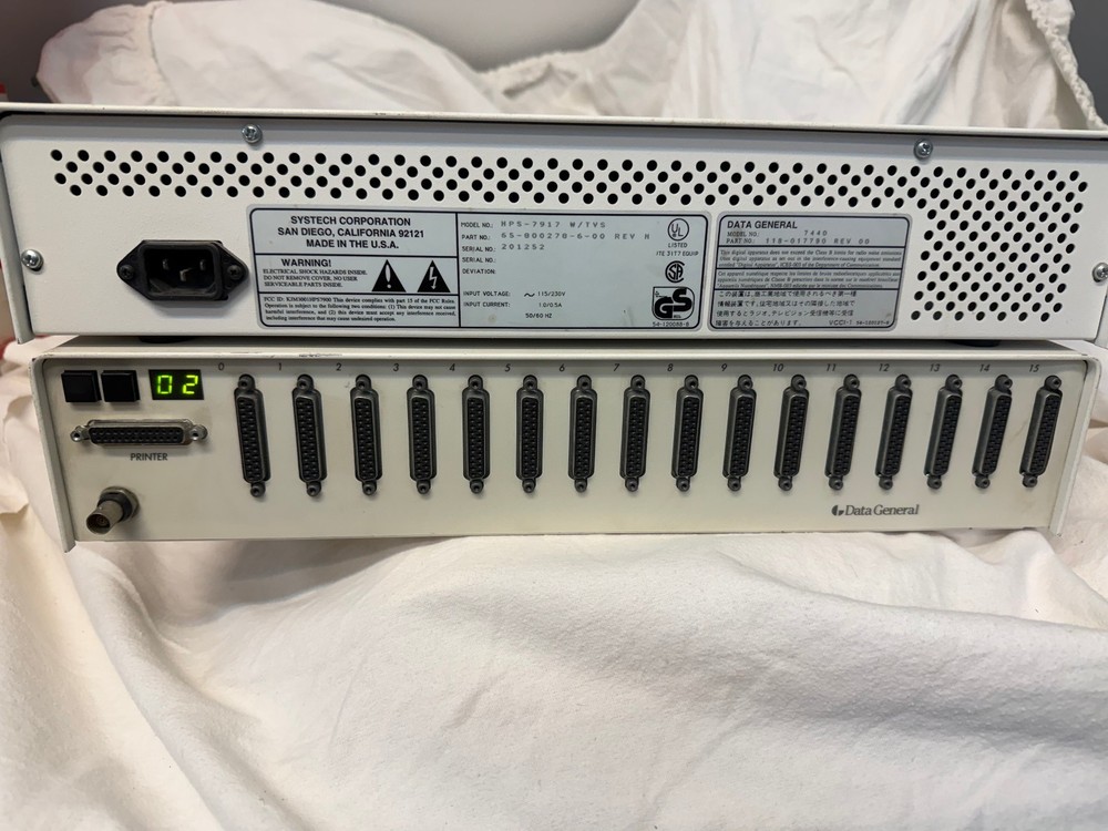 7440 Data General VDC16 / Systech HPS-7917 Terminal Server Cluster Controller