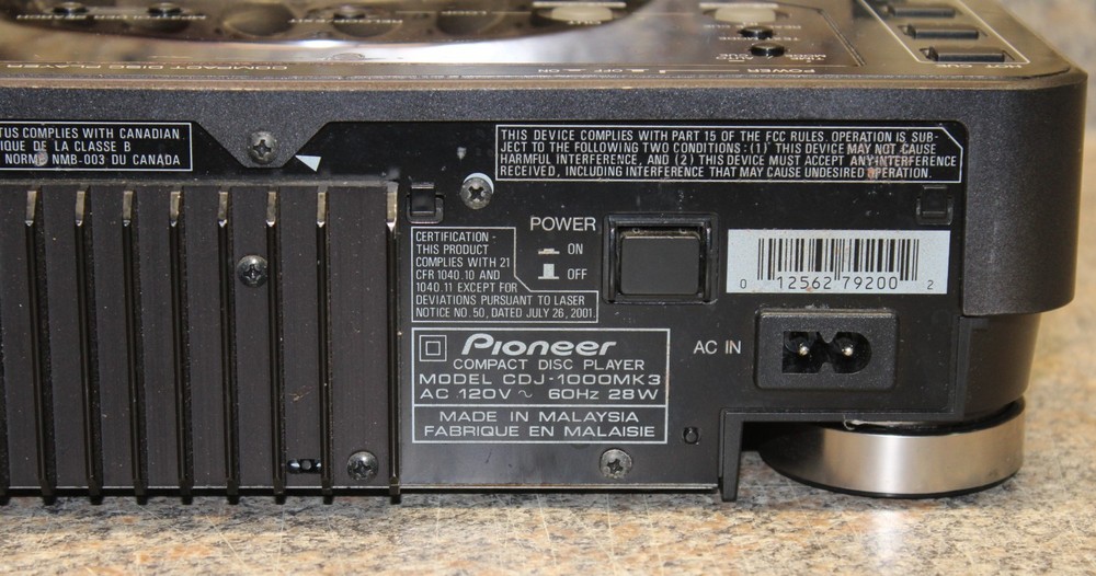 Pioneer CDJ-1000MK3 Compact Disc Player