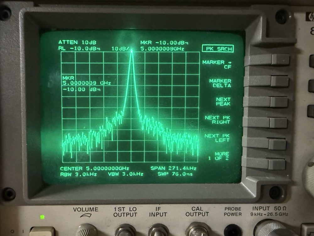 HP / Agilent 8563E 26.5GHz RF Spectrum Analyzer Tested